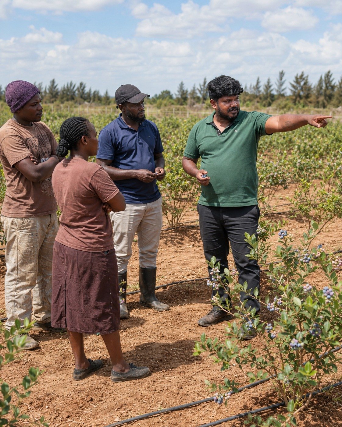 High Yield Blueberries